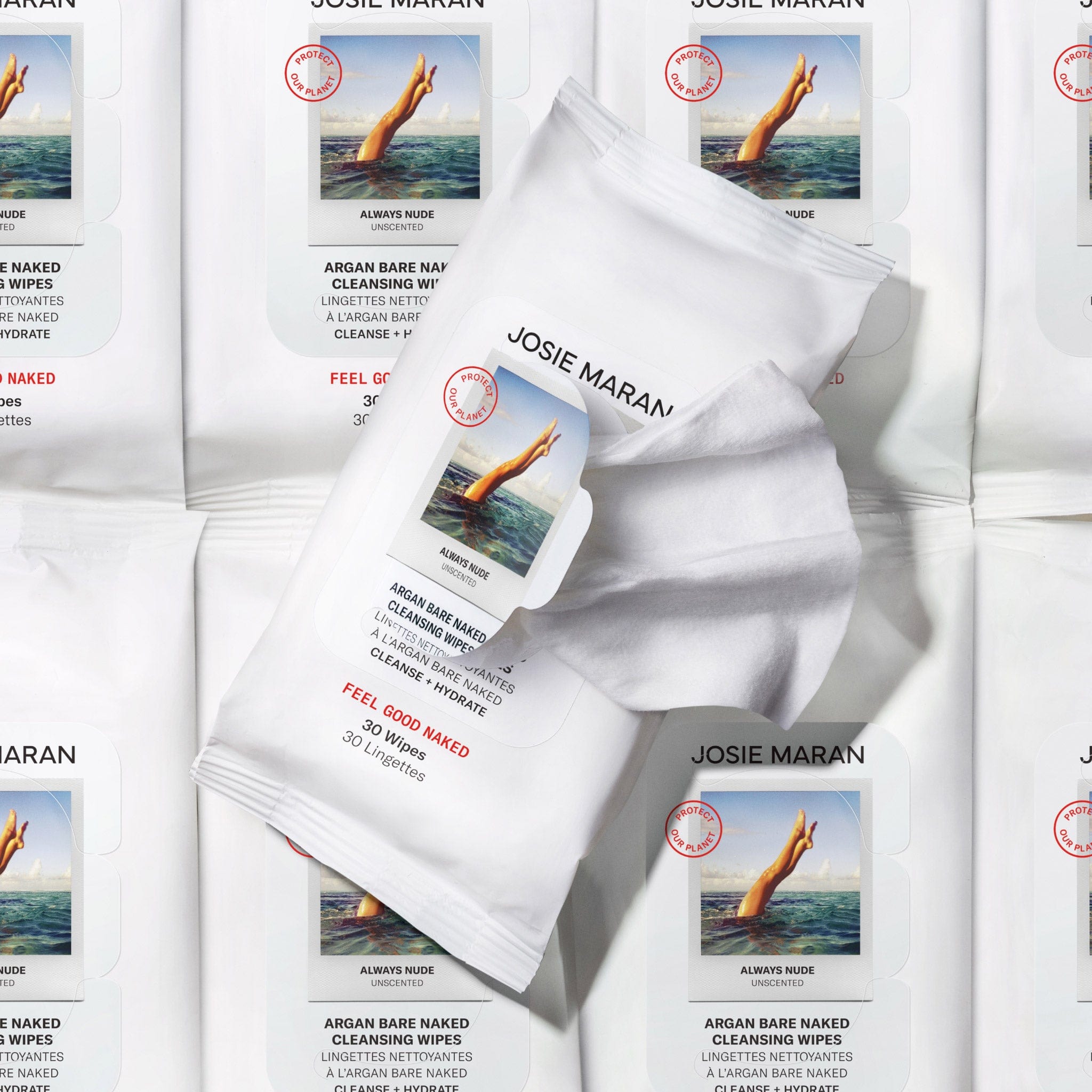 Argan Bare Naked Cleansing Wipes - Image 3